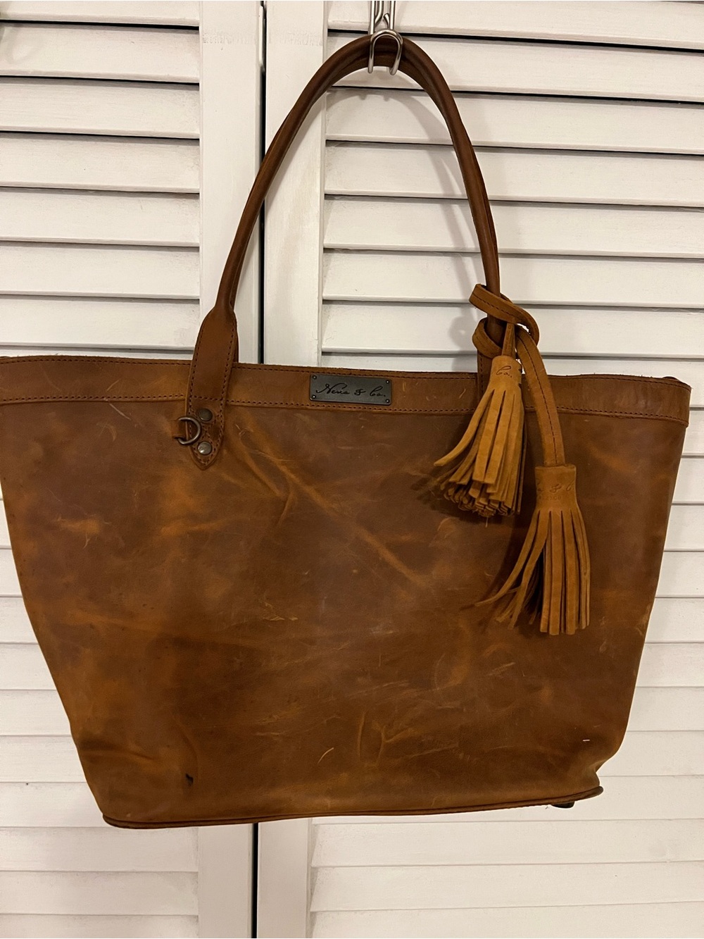 Nena & Co Leather Tote